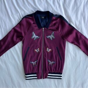 ABS by Allen Schwartz Butterfly Bomber Jacket